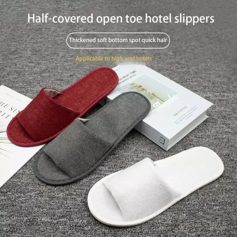 슬리퍼 호텔 여행 하이킹 슬리퍼 위생 파티 홈 야외 남성 여성 유니섹스 폐쇄 발가락 신발 살롱 홈스테이, 신제품